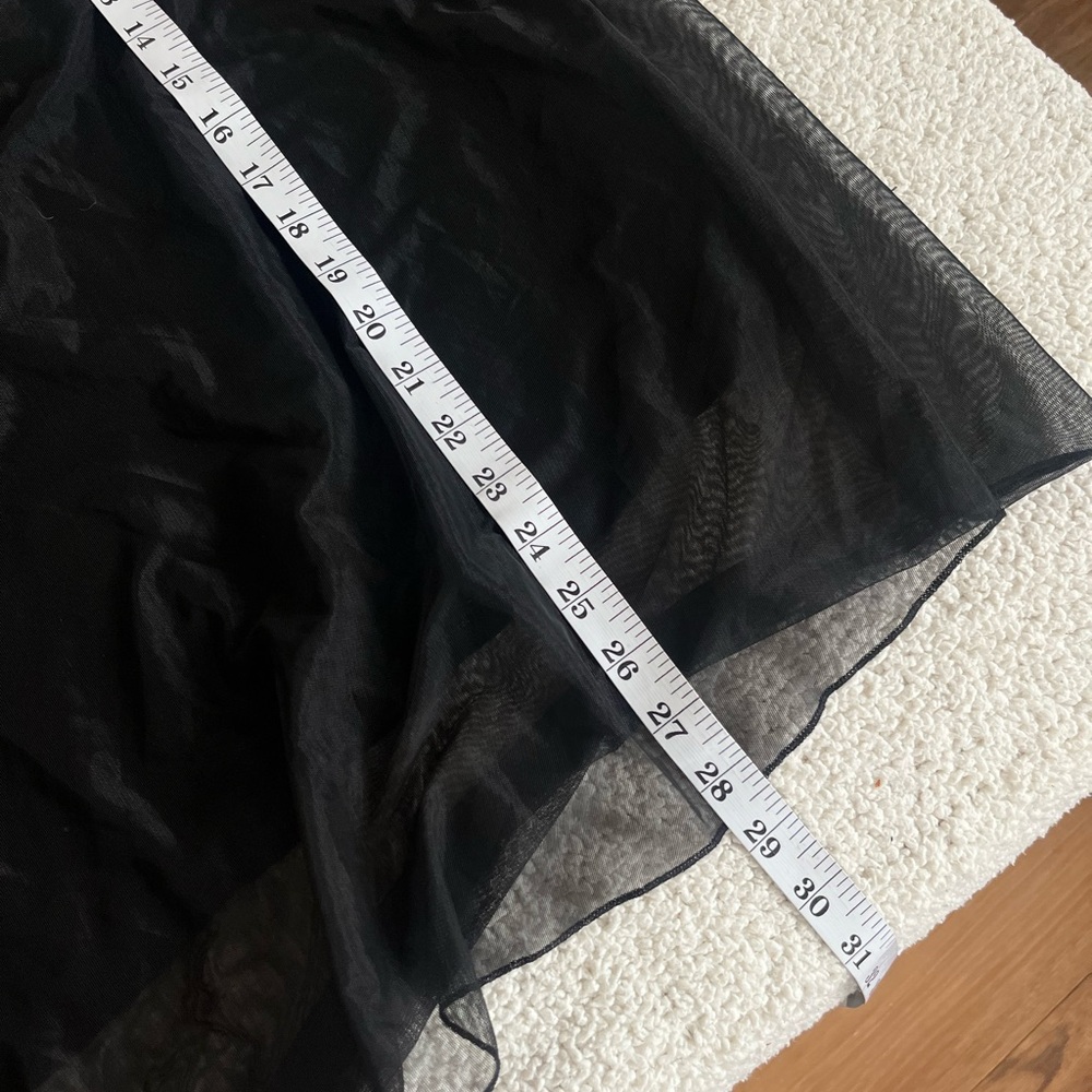 Sede Code Elegant Black Sheer mesh neutral fairy grunge Blouse 3X - Picture 7 of 7